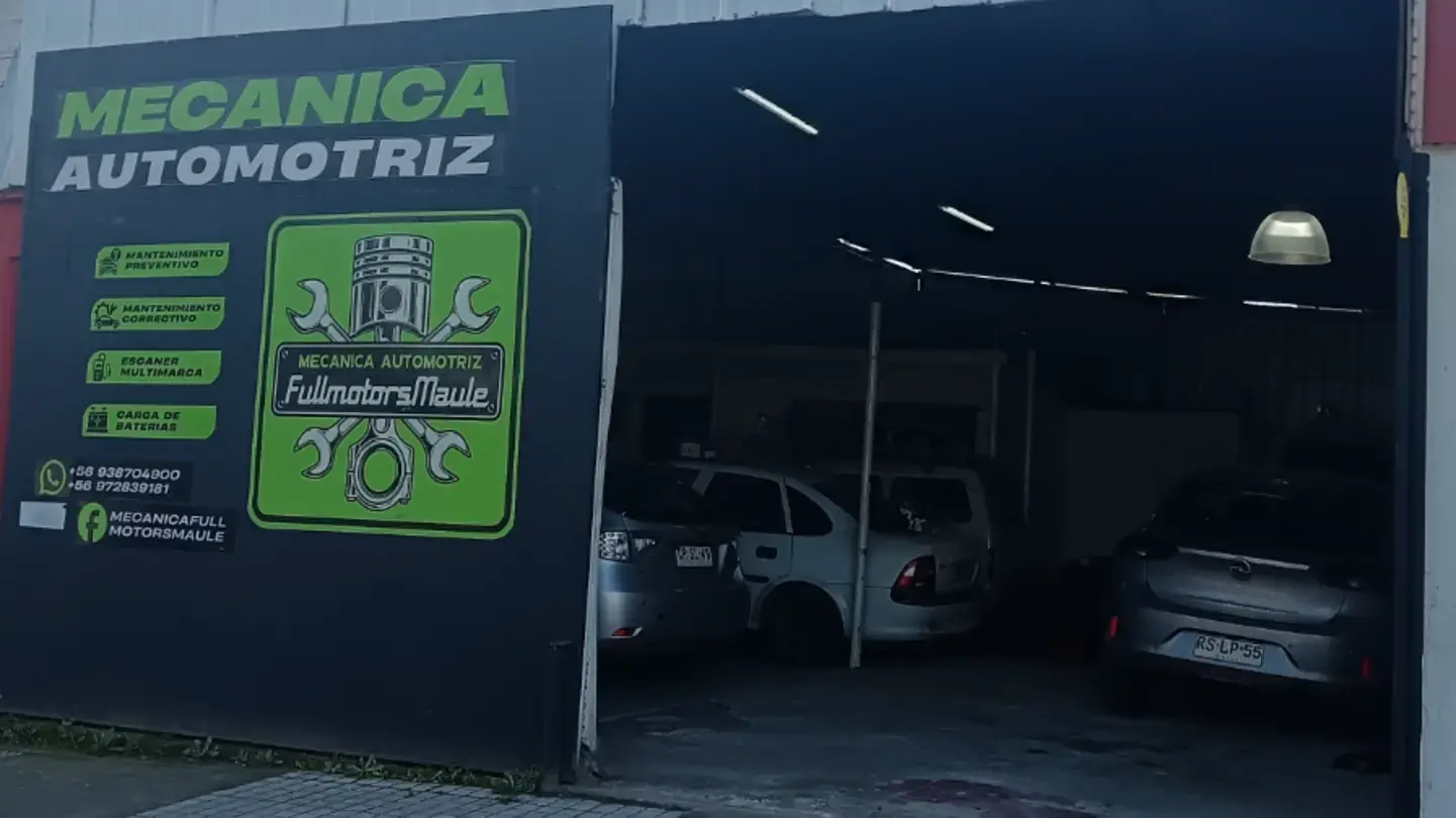 Portada de Mecánica Automotriz Fullmotors Maule