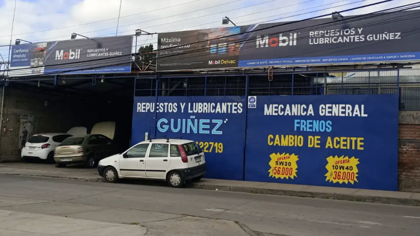 Portada de Repuestos y Lubricantes Guiñez